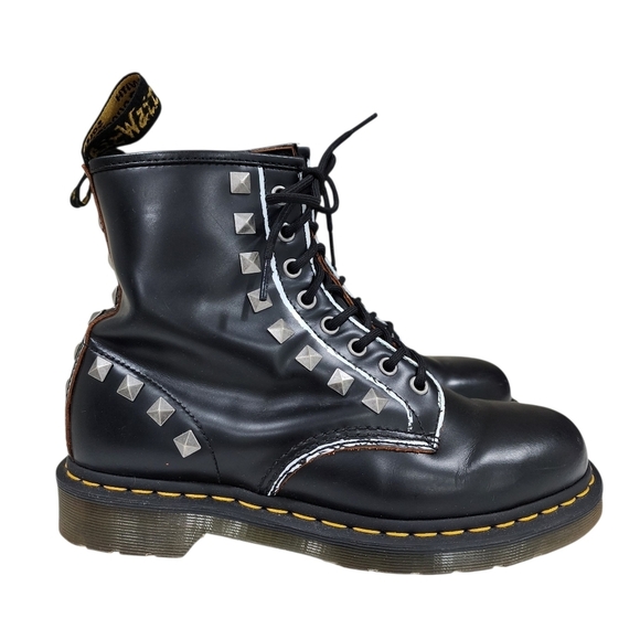 Dr. Martens Shoes - DR. MARTENS 1460 STUD LACE-UP BOOTS